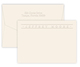 Triple Thick Embossed Banner Flat Note Cards Image 1 of 3